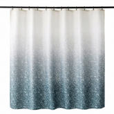 Ombre Roland Floral Polyester Shower Curtain