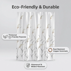 Thickened Fresh Style Polyester Shower Curtain